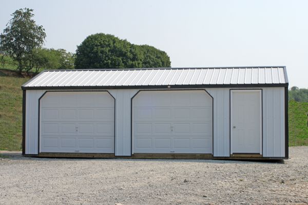 14' X 32' A-Frame Garage with 4' x 7' Entry Door